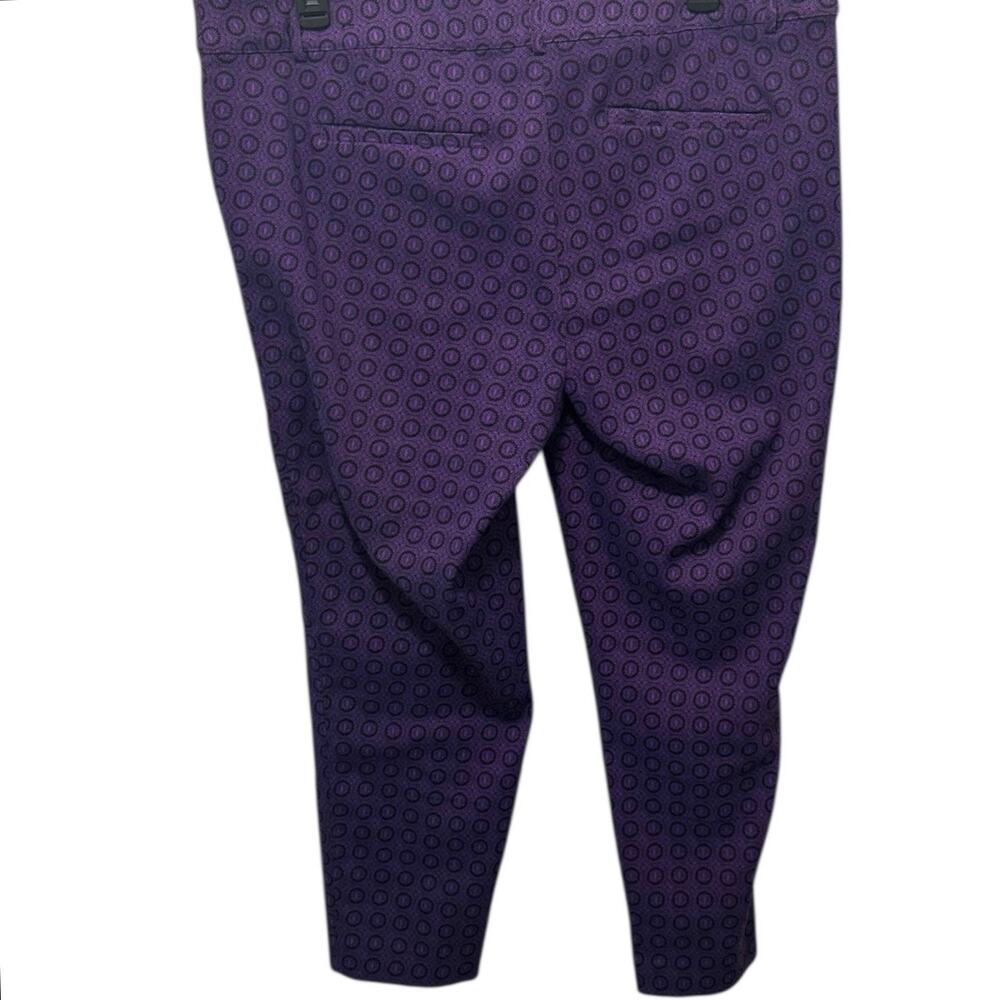 LANE BRYANT Pants Womens Size 20 Sophie Modernist Collection Purple - Picture 2 of 6